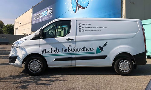 Adesivo per furgone imbianchino